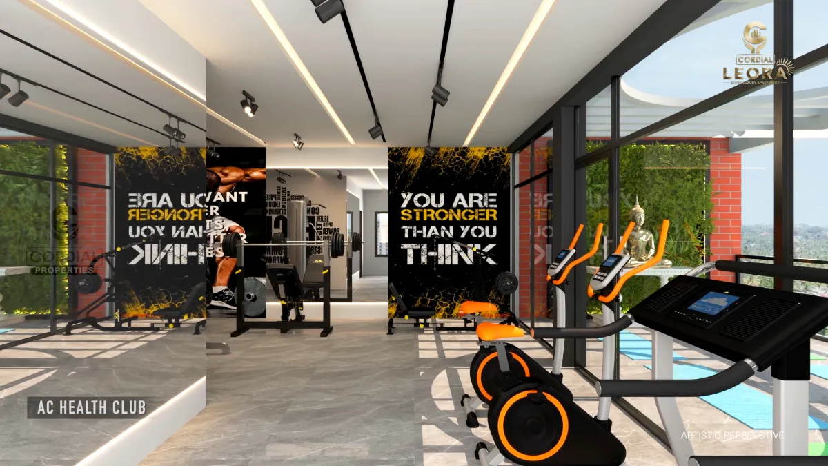 A/C Health Club with Modern Equipment — Cordial Leora