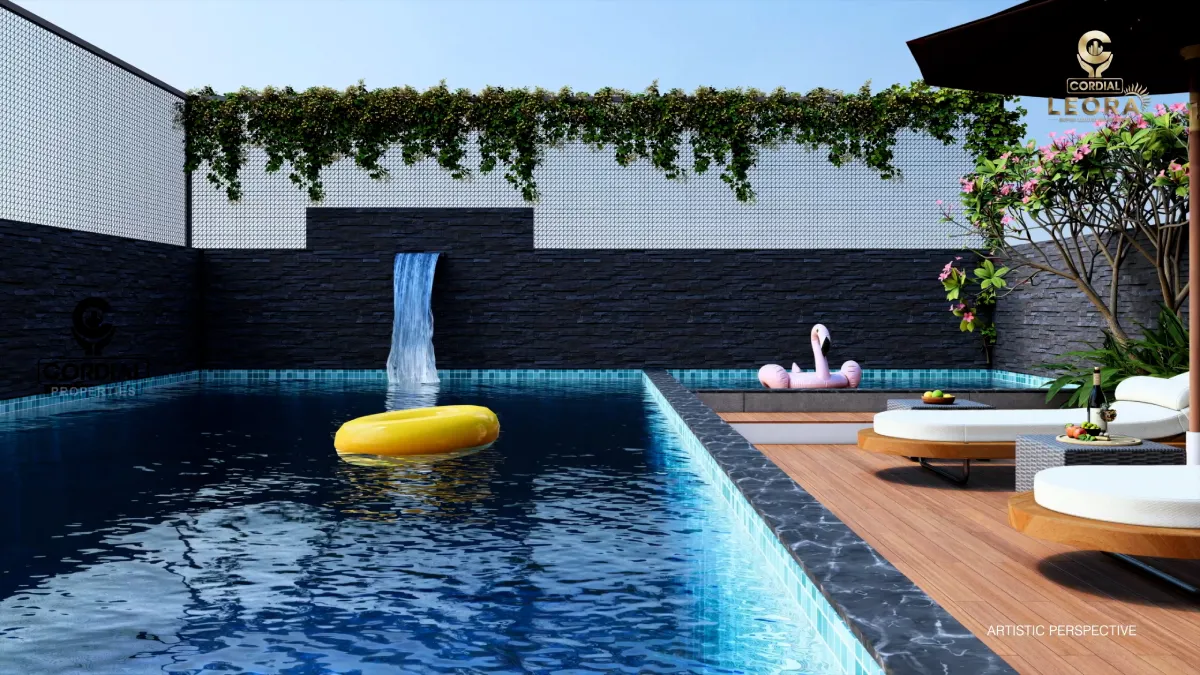 Rooftop Infinity Pool — Cordial Leora