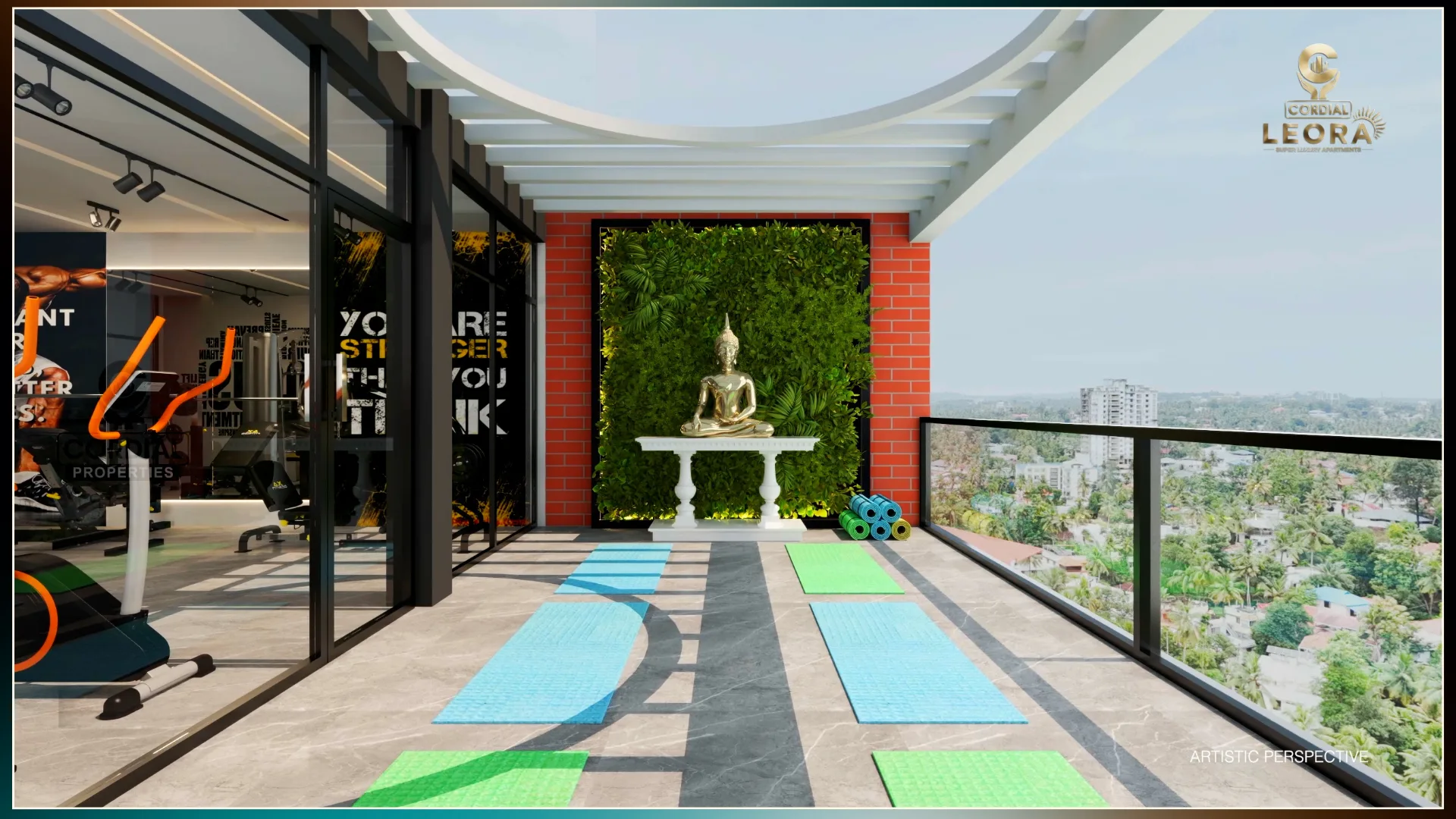 Rooftop swimming pool — Cordial Leora