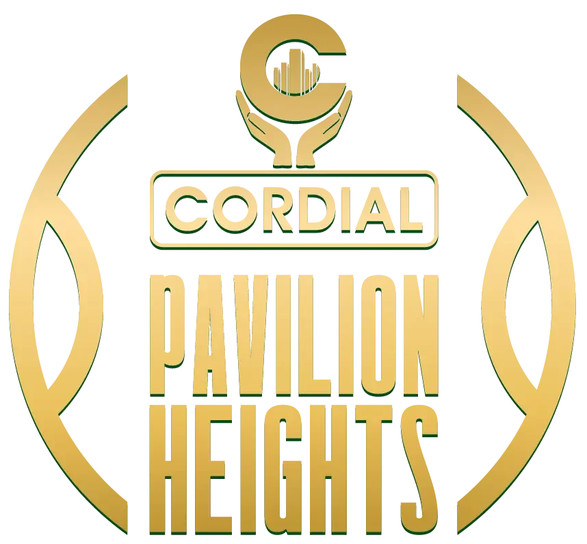 logo of cordial pavilion heights, luxury apartments near technopark